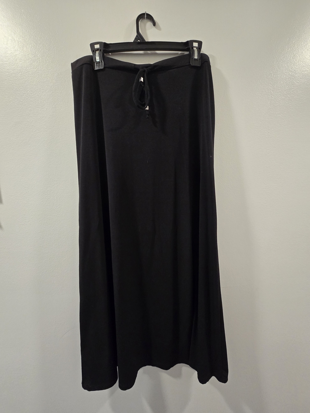 MICHAEL Michael Kors Black Maxi Skirt with Drawstring Waist